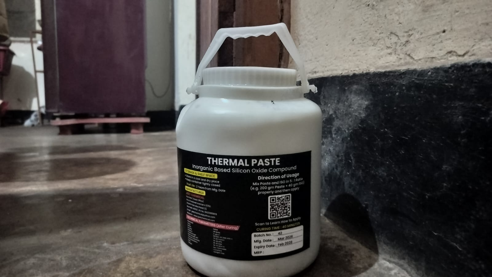 Jeet Chemical thermal paste packaging